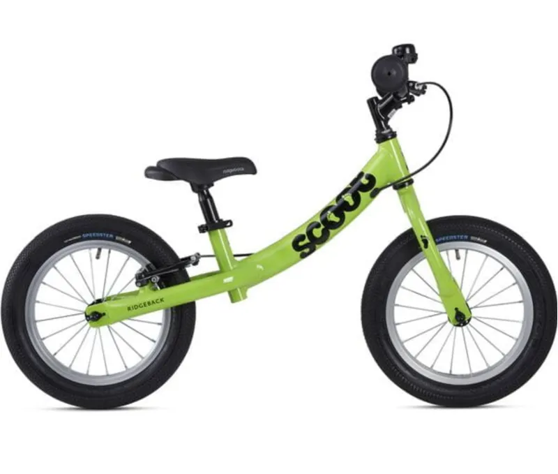 Ridgeback Scoot XL 14 Kids Balance Bike Green